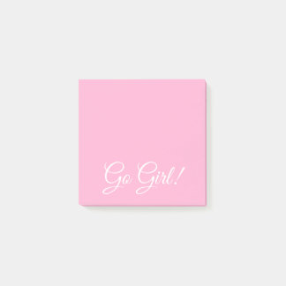 Notas Post-it® Ir Bonito Chica Rosado