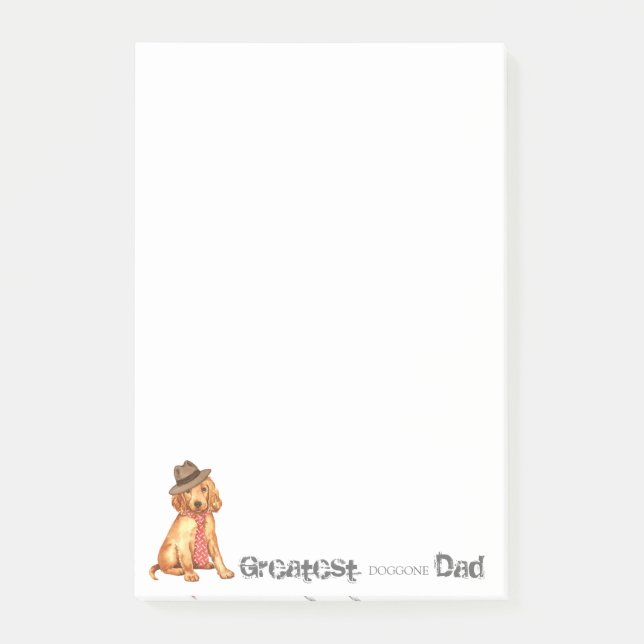 Notas Post-it® Irish Setter Dad (Anverso)