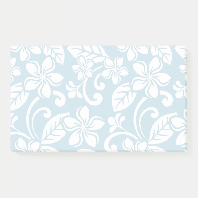 NOTAS POST-IT® ISLAND PLUMERIA (AZUL CARIBE) (Anverso)