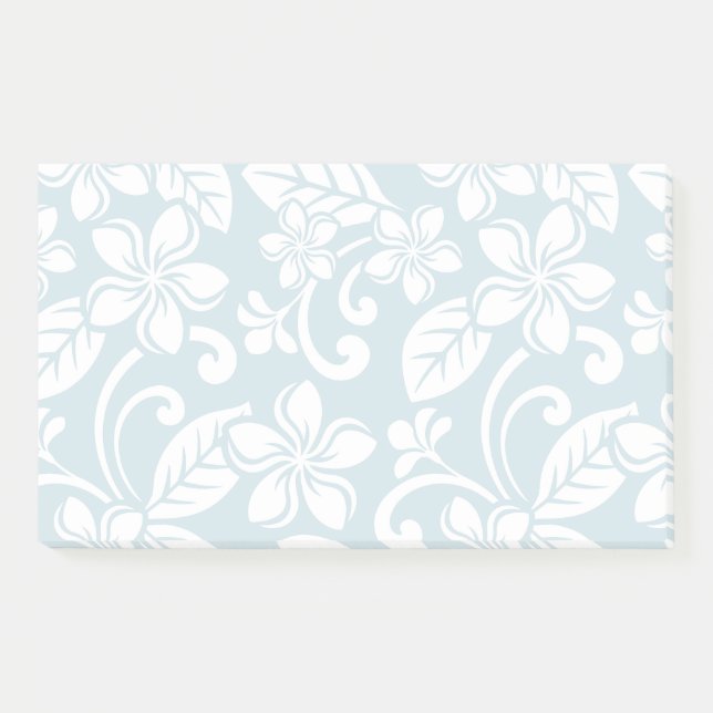 NOTAS POST-IT® ISLANDIA PLUMERIA (AZUL ESLADO) (Anverso)