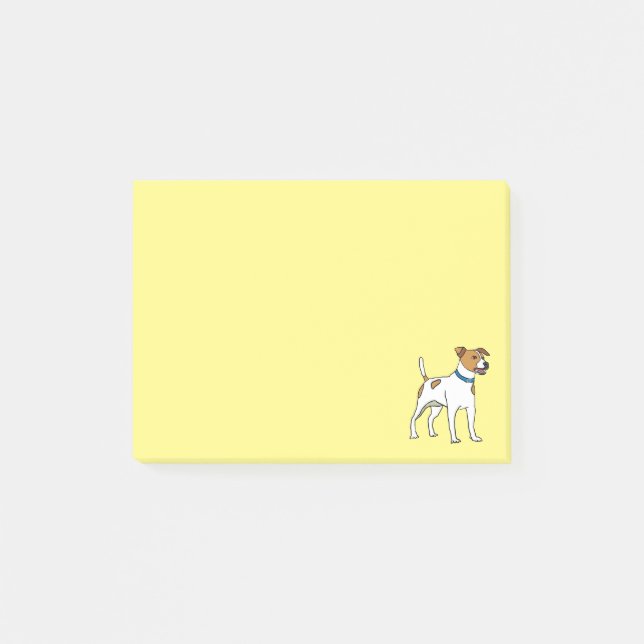 Notas Post-it® Jack Russell Terrier (Anverso)