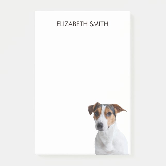 Notas Post-it® Jack Russell Terrier (Anverso)