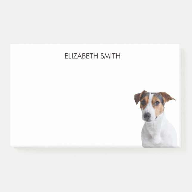 Notas Post-it® Jack Russell Terrier (Anverso)