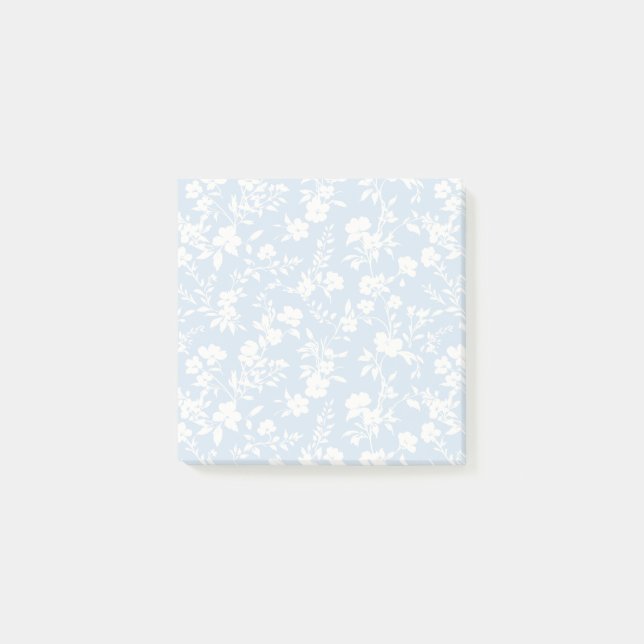 Notas Post-it® Jardín Botánico Neutral - Azul Polvo (Anverso)