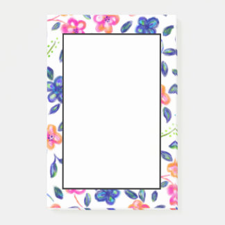 Notas Post-it® Jardín de flores