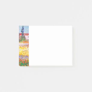 Notas Post-it® Jardín de flores Vincent Van Gogh
