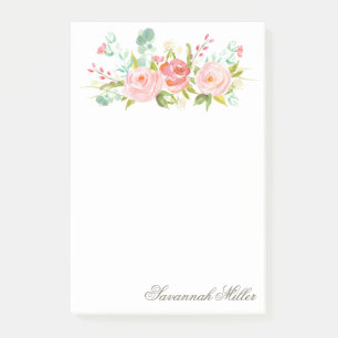 Notas Post-it® Jardín Rosa