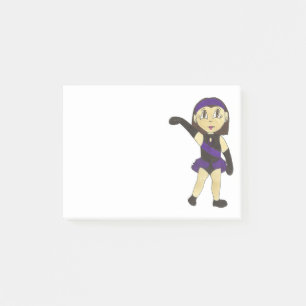 Notas Post-it® Jazz Dance Teacher Chica Bailarina Disfraz Recital