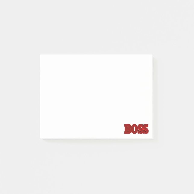 Notas Post-it® Jefe (Anverso)