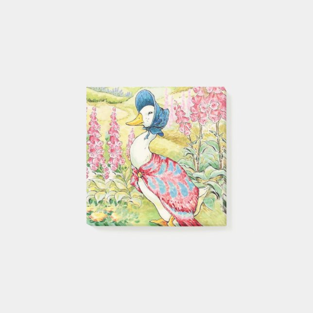 Notas Post-it® "Jemima Puddle Duck" por Beatrix Potter (Anverso)