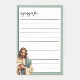 Notas Post-it® Jesus and Lamb War Room Prayer