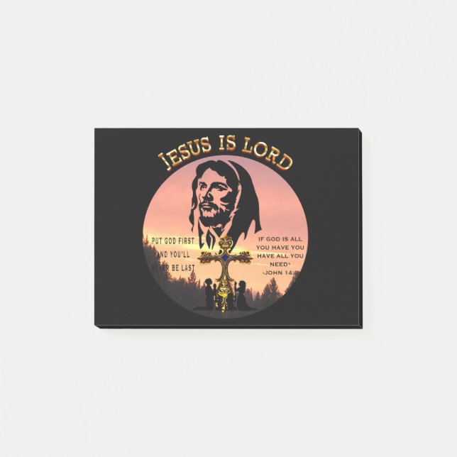 Notas Post-it® Jesús es el Señor (Anverso)