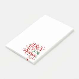 Notas Post-it® Jesús es la razón