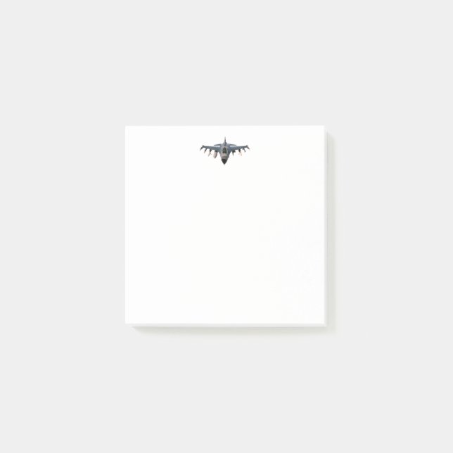 Notas Post-it® Jet de combate (Anverso)