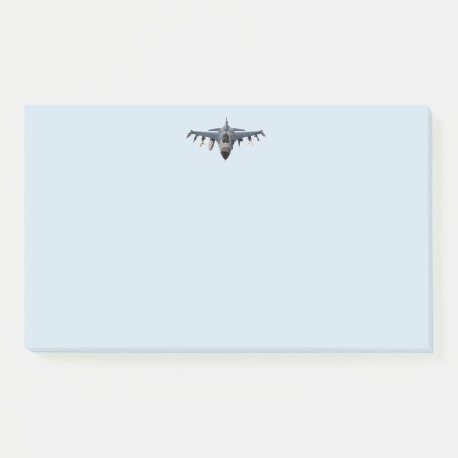Notas Post-it® Jet de combate (Anverso)