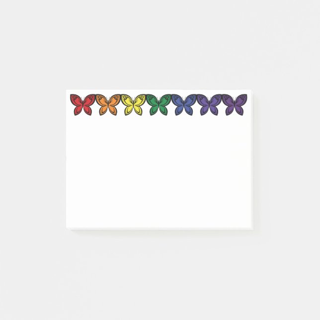 Notas Post-it® Jewel Butterflies (Anverso)