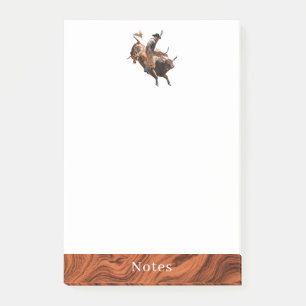 Notas Post-it® Jinete de Toro de Rodeo 