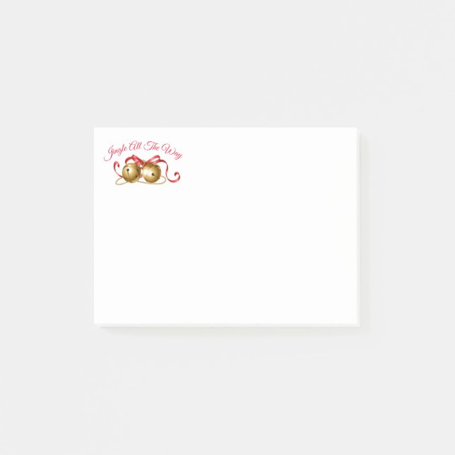 Notas Post-it® Jingle All the Way Post it Notes (Anverso)
