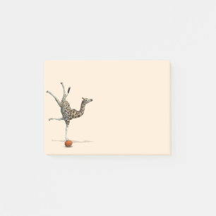 Notas Post-it® Jirafa de equilibrio