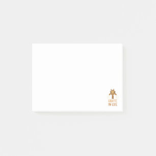 Notas Post-it® Jirafa Sarcastica Adorable Amante de los Animales 