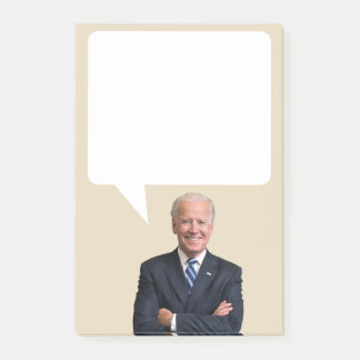 Notas Post-it® Joe Biden dice que la burbuja del discurso del pre