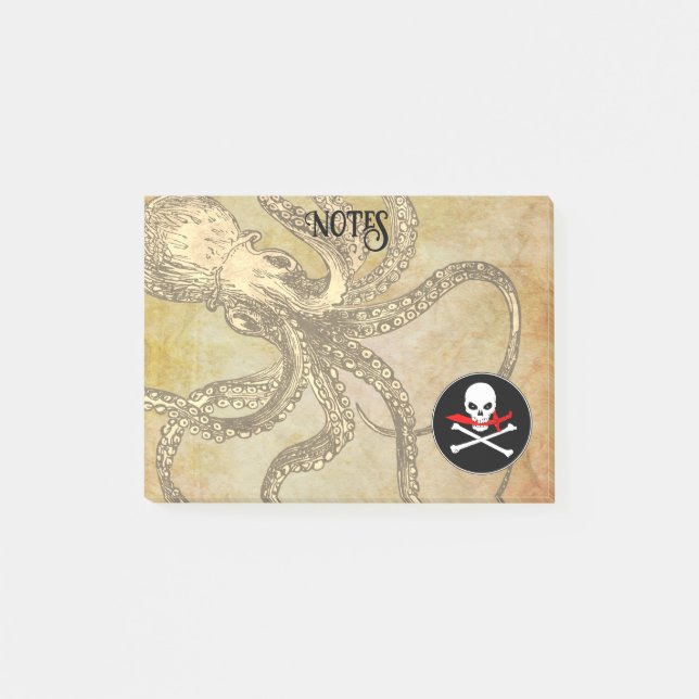 Notas Post-it® Jolly Roger (Anverso)