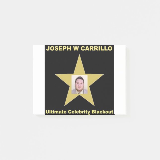 Notas Post-it® José Carrillo - último apagón de la celebridad (Anverso)