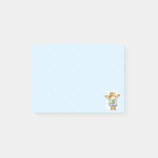 Notas Post-it® Joyous Winter Cat (Anverso)