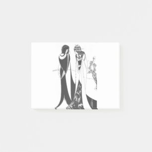 Notas Post-it® Juan y Salome, por Aubrey Beardsley. HD