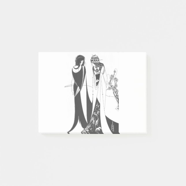 Notas Post-it® Juan y Salome, por Aubrey Beardsley. HD (Anverso)