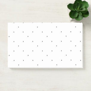 Notas Post-it® Juego de carpetas con patrón de triángulo minimali