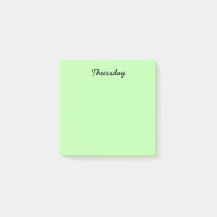 Notas Post-it® Jueves Verde