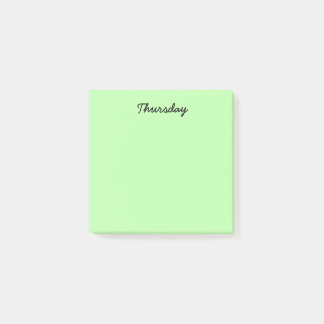 Notas Post-it® Jueves Verde