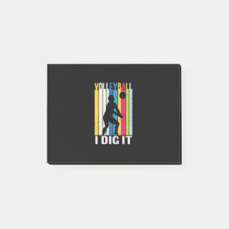 Notas Post-it® Jugador de voleibol | Voleibol I Dig It