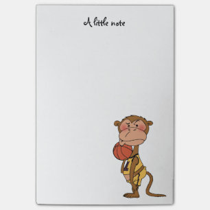 Notas Post-it® jugador del mono del baloncesto