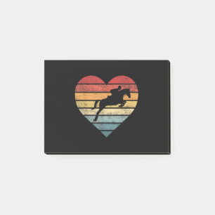Notas Post-it® Juguete de caballos Retro Sunset Lover