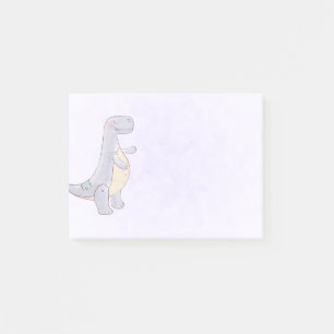 Notas Post-it® Juguete de Dinosaurio Tírannosauro Gris