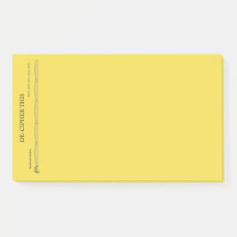 Notas post-it jumbo para organistas