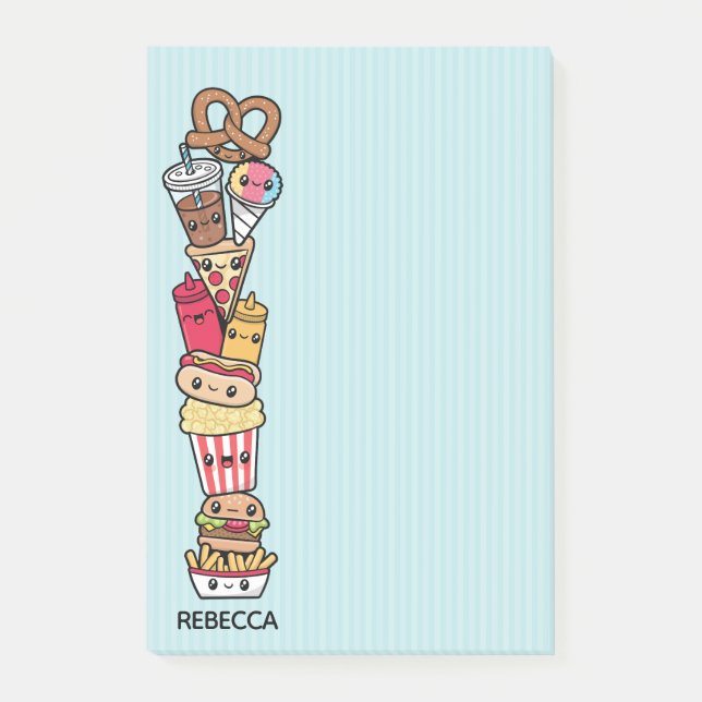 Notas Post-it® Junk Food lindo (Anverso)