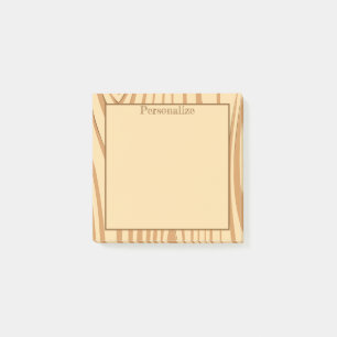 Notas Post-it® Junta de manteca de madera de cedro rústico