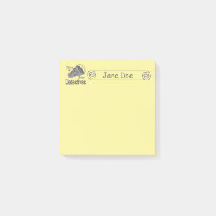 Notas Post-it® Junta para la resolución de crímenes misteriosos