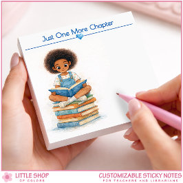Notas Post-it® Just One More Chapter Book Lover 