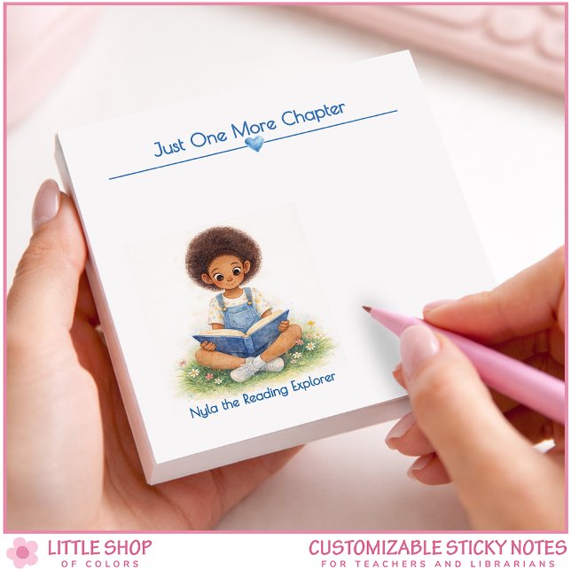 Notas Post-it® Just One More Chapter Book Lover Notes (Subido por el creador)