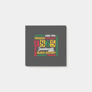 Notas Post-it® Justicia 19 de junio Igualdad de Libertad 1865