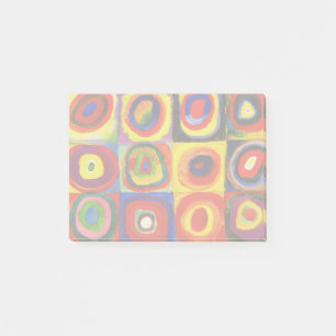 Notas Post-it® Kandinsky Farbstudie Quadrate Squares Círculos Art