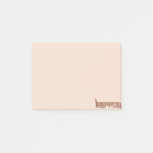 Notas Post-it® karma - naranja