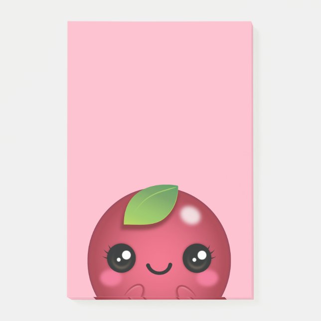 Notas Post-it® Kawaii Cranberry (Anverso)