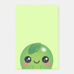 Notas Post-it® Kawaii Pea