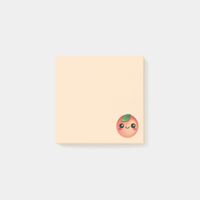 Notas Post-it® Kawaii Peach Post-it Notes (Anverso)