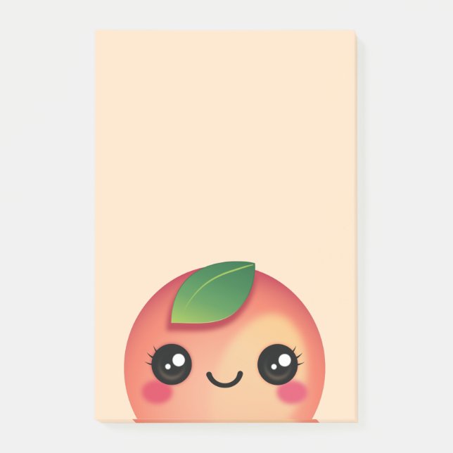 Notas Post-it® Kawaii Peach Post-it Notes (Anverso)